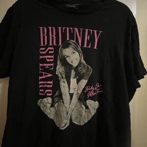 Black Britney Spears Graphic T-Shirt